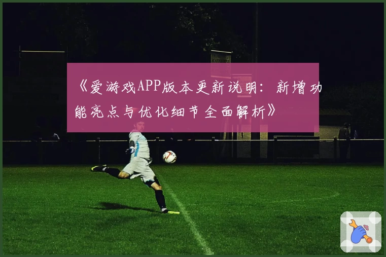 《爱游戏APP版本更新说明：新增功能亮点与优化细节全面解析》